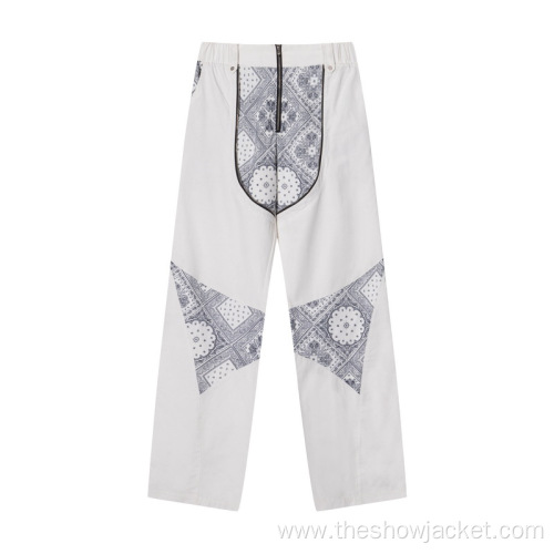 Men's Casual Pants Retro Printing Processing Custom